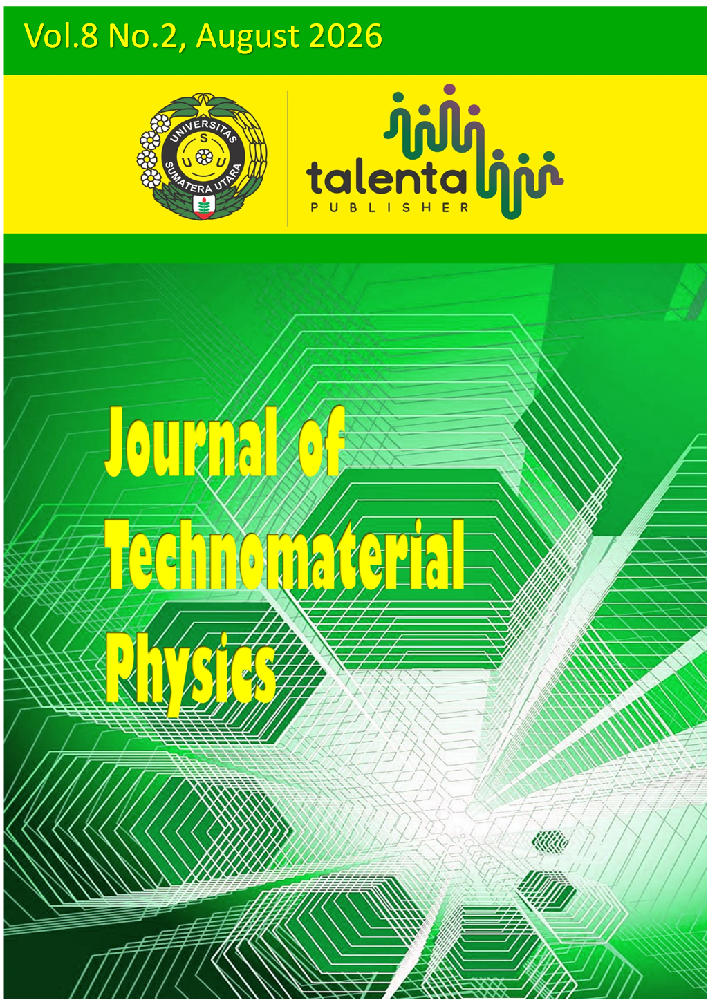 					View Vol. 8 No. 2 (2026): Journal of Technomaterial Physics
				