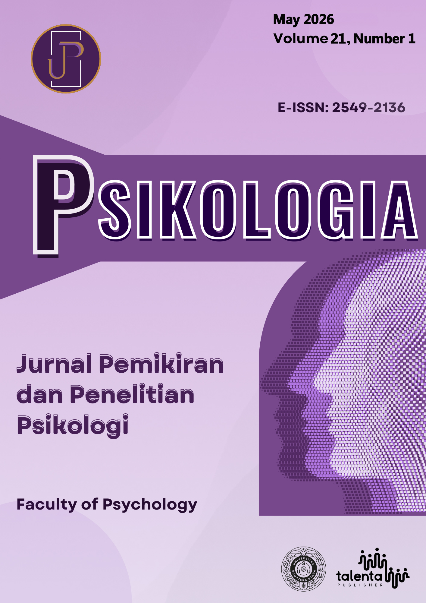 					View Vol. 21 No. 1 (2026): Psikologia: Jurnal Pemikiran dan Penelitian Psikologi
				