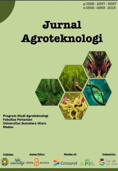 					View Vol. 13 No. 2 (2025): JURNAL AGROTEKNOLOGI 
				