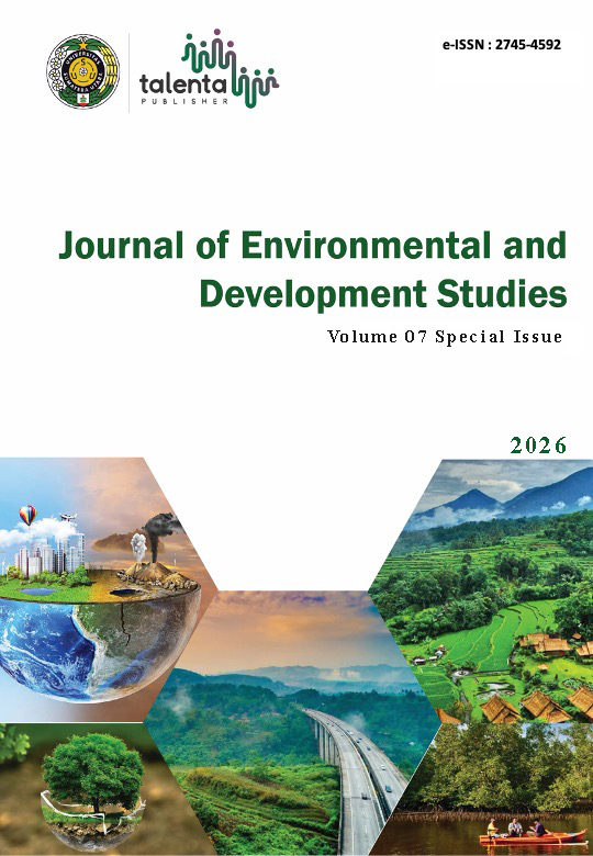 					View Vol. 7 No. SPI01 (2026): Journal of Environmental and Development Studies
				