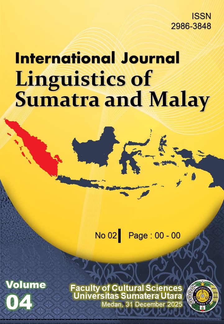 					View Vol. 4 No. 2 (2025): International Journal Linguistics of Sumatra and Malay (IJLSM)
				
