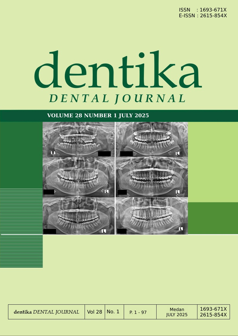 					View Vol. 28 No. 1 (2025): Dentika: Dental Journal
				
